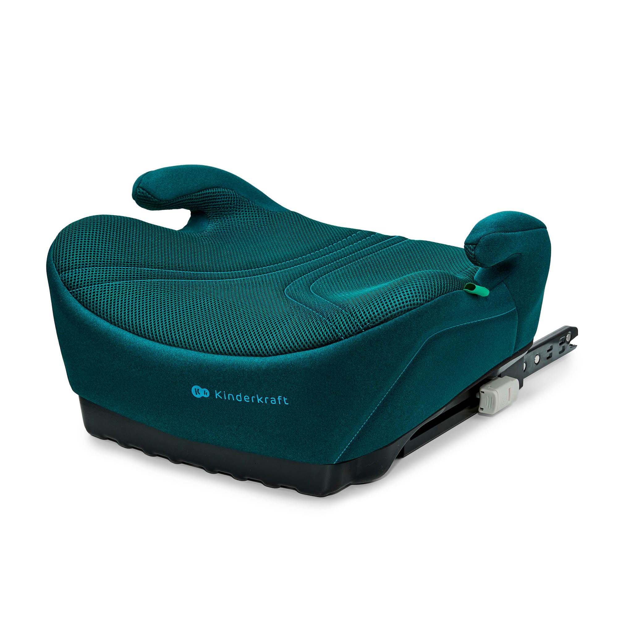 Kinderkraft, I-Boost 2 PRO i-Size Car Seat 125–150 cm, ISOFIX Booster Seat, Lightweight Child Car Seat, R129 Approved, AIR Flow, Green