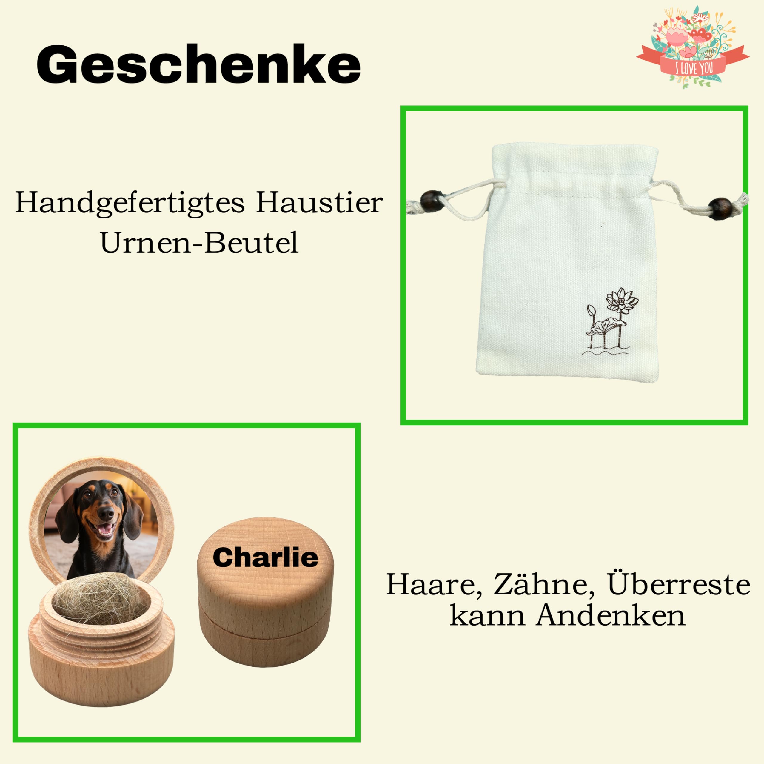 Generisch Personalisierte Hundeurne, Haustierurne für Hundeasche, Große Pfote, Geeignete Asche ≤50KG