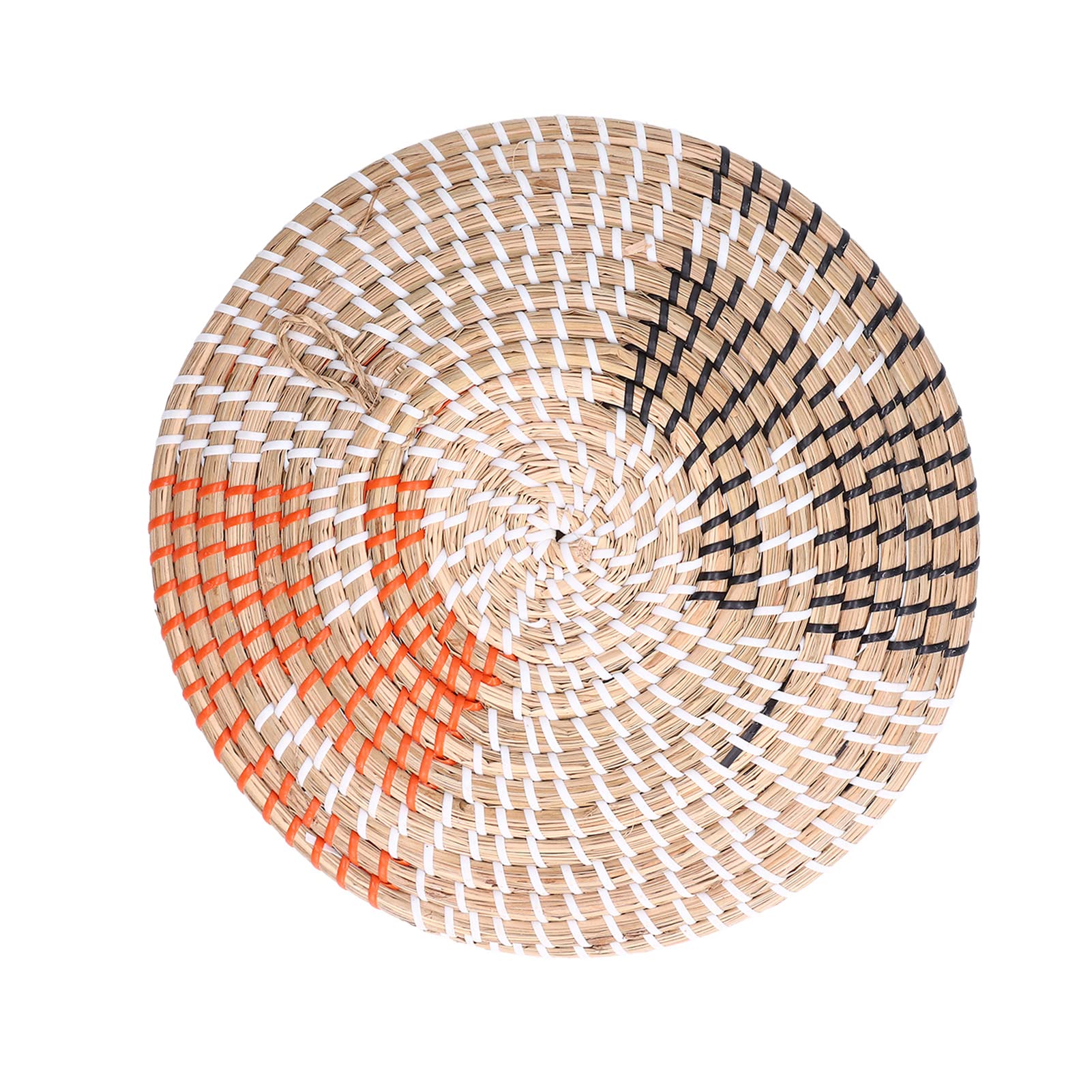 Panier tissé en rotin de 30 cm pour habiller un mur vide avec une décoration bohème