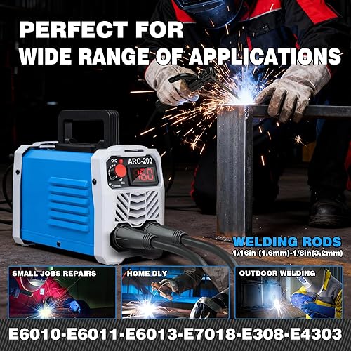 Miniatura 5 de ARC Stick Welder Machine 110V,Mini Portable Welding Machine,200A IGBT Inverter Welder Machine For Beginners,With Safe Protection,Hot