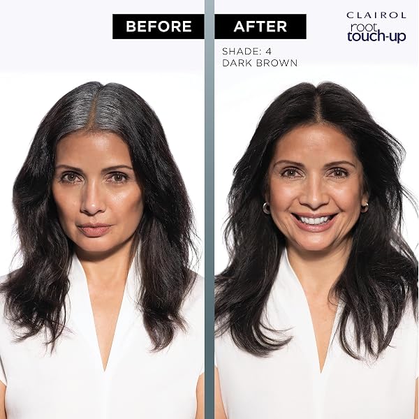 Clairol Root Touch-Up Permanent Hair Dye, 4 Dark Brown (Packing May Vary) - 3