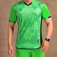 Vista 70 de Camiseta deportiva SOL Athletic para hombre, refrescante, transpirable, cómoda Dorado/Negro