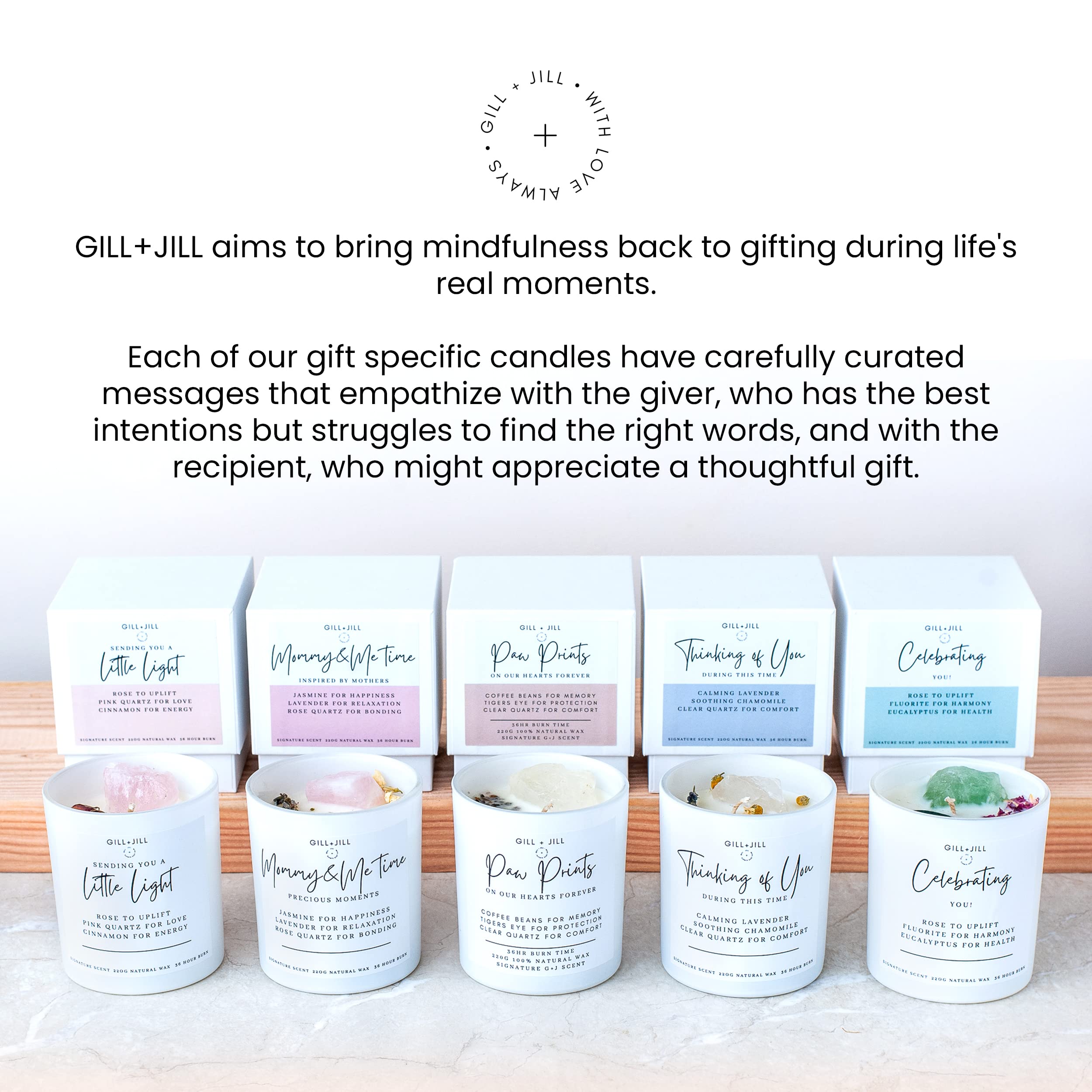 Mommy and Me Time świeca, lawendowa świeca zapachowa – świeca do aromaterapii, prezent dla nowych matek i kobiet, świeca sojowa z jaśminem, kwarc różowy, jedyne w swoim rodzaju świece woskowe