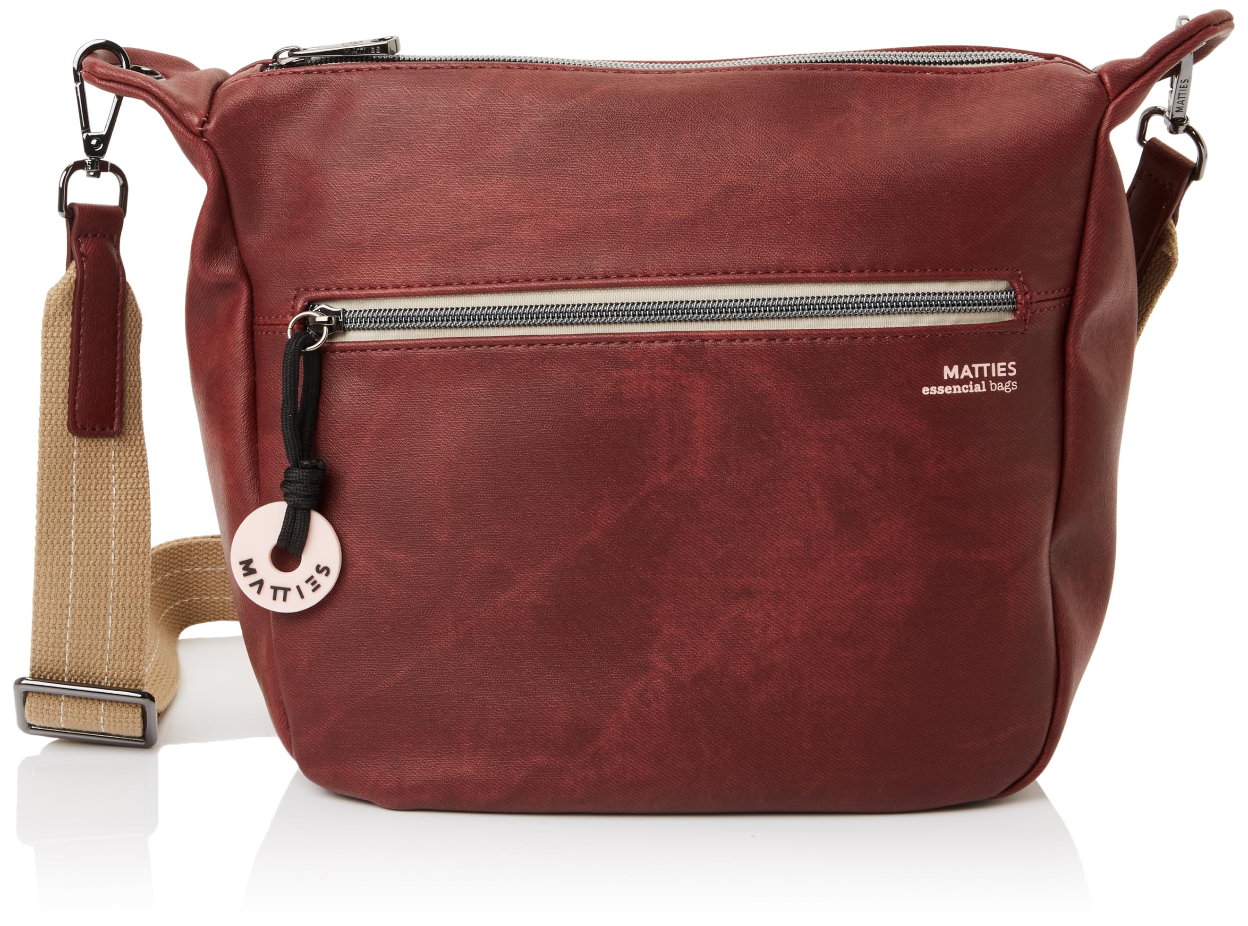 MATTIES Women's Strive Bags, Burgundy, 11cm x 24cm x 23cm