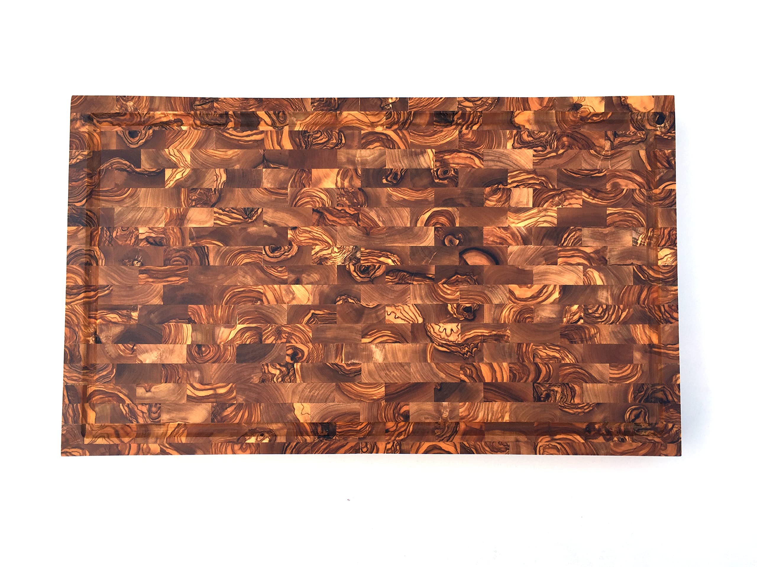 The Bigchef Mosaicmood - Tabla de cortar (rectangular, con surco para jugo, 50 x 30 cm (+/- 1 cm), alta calidad