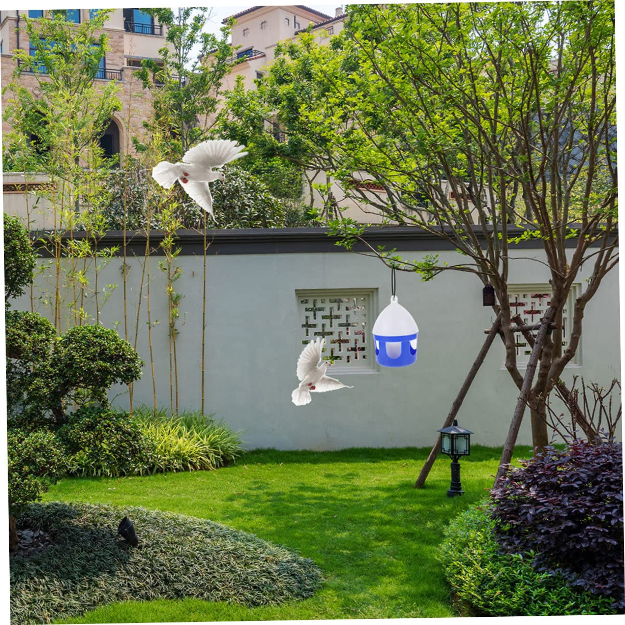 Abreuvoir Portable pour Pigeons 2 Pièces 2l en PVC | Démontable et Réutilisable, Nettoyage Facile, Lot de 2, pour Grive et Oiseau