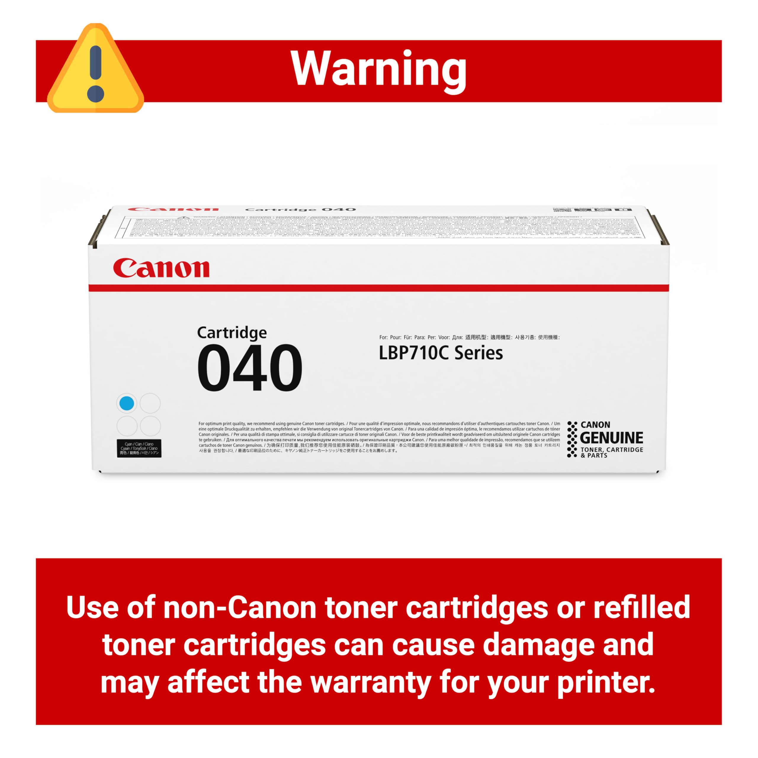 Amazon.co.jp：Canon 040 - Cyan - original - toner cartridge - for