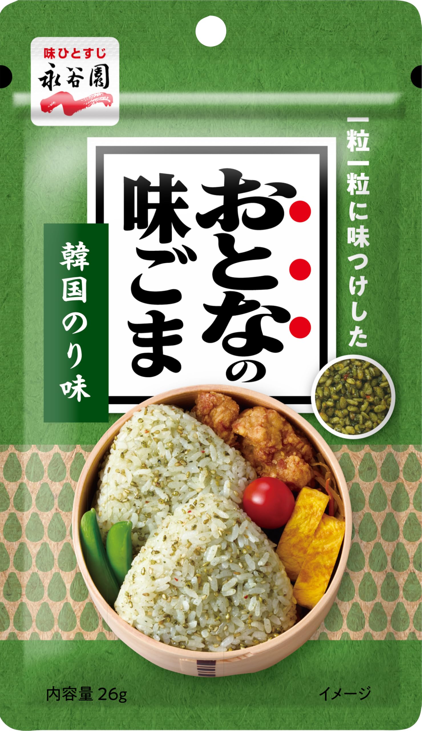 Amazon.co.jp: 永谷園 おとなの味ごま 韓国のり味 26g×8個 : 食品