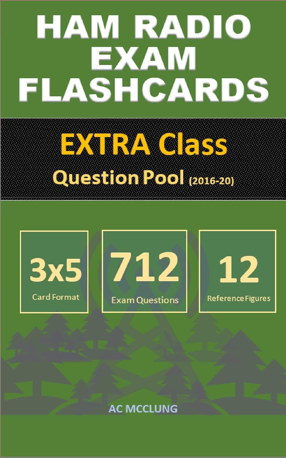 HAM RADIO EXAM FLASHCARDS EXTRA Class Question Pool (201620), McClung