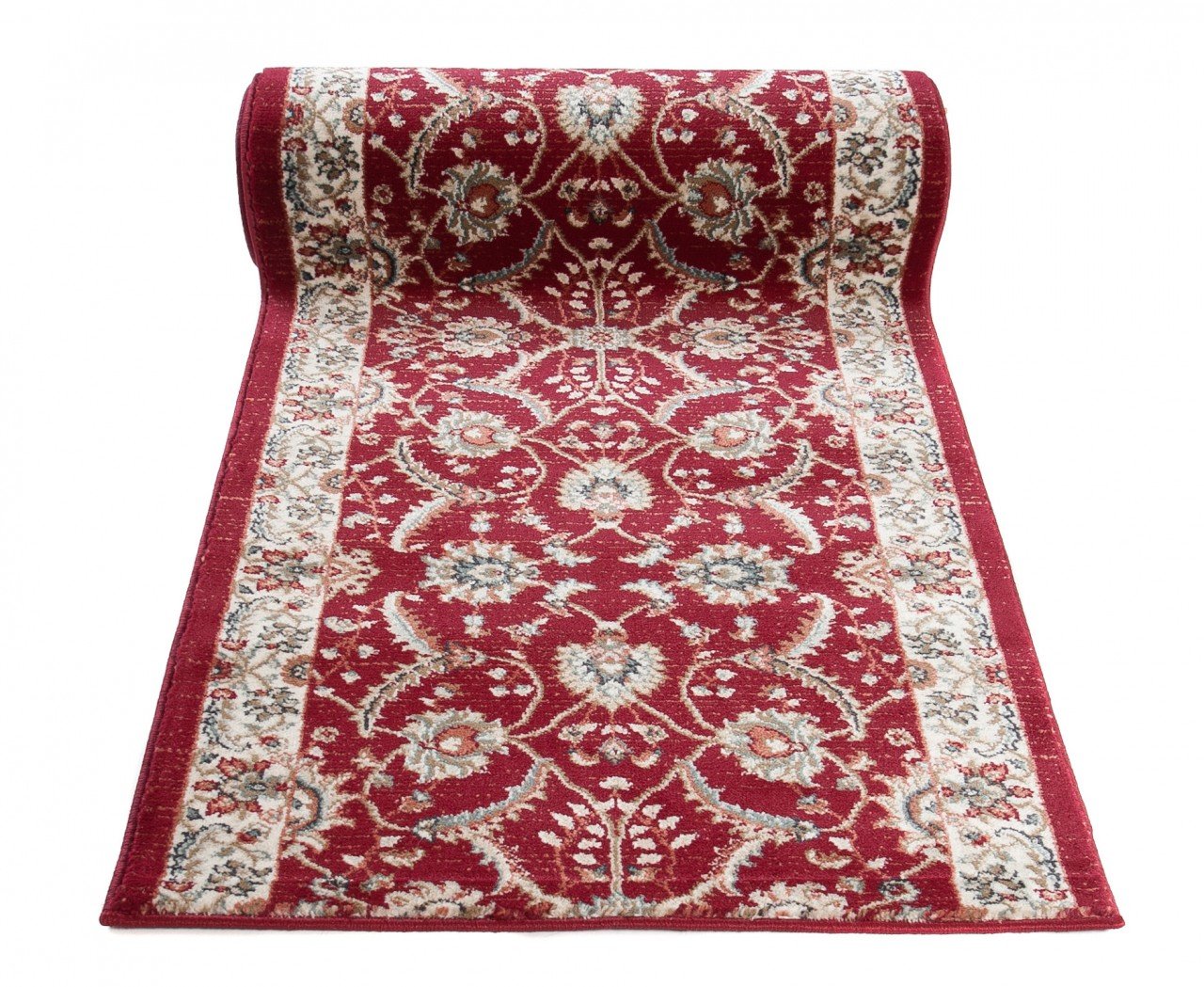 Carpeto Tappeto Corridoio - Motivo Orientale Classico - Collezione EMIRAT - Rosso - 70 x 675 cm