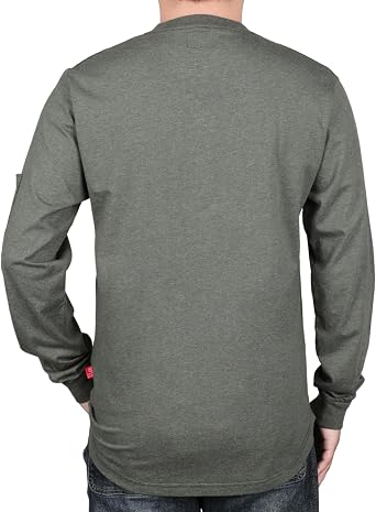 TICOMELA FR Shirts for Men Heather Series 6oz Flame Resistant T Shirt NFPA2112 CAT2 Fire Retardant Henley Shirts