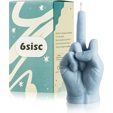 Middle Finger Scented Candle: the Perfect Gift for Anyone Who's Feeling Salty
