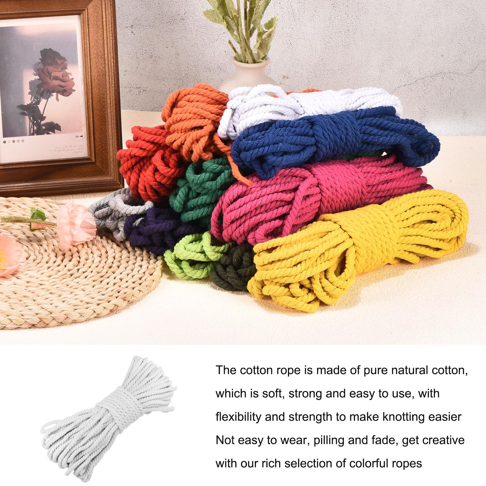Rebower 0.5 Inch 98 Feet Macrame Cord - Image 4
