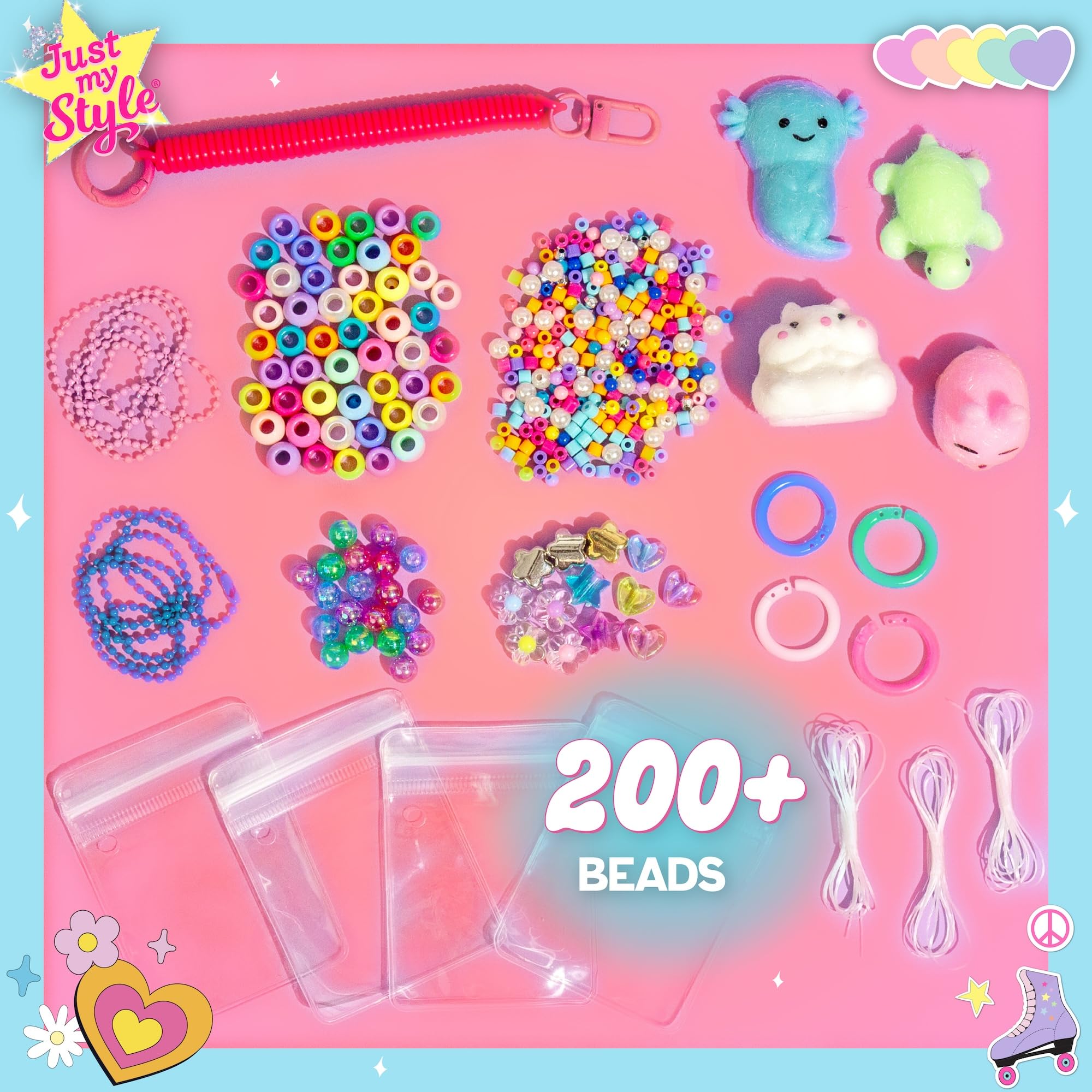Amazon.com: Just My Style Squishy Charms, Create 5 Squishy Bag