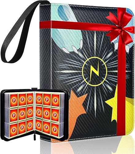 YINRTELM Carpeta de tarjetas para tarjetas de Pokémon, con 990 bolsillos, 55 mangas, soporte para tarjetas de intercambio de juegos, álbum de disponible en Yaxa Venezuela