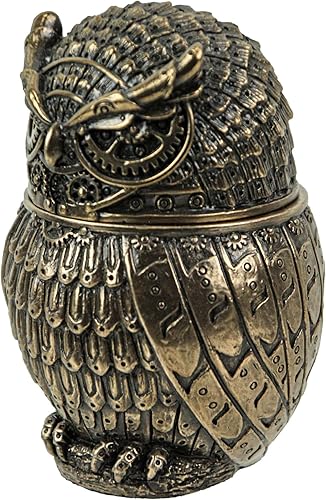 Veronese Design Figura de resina de bĂşho steampunk de 3 38 pulgadas con acabado de bronce fundido Veronese Design Figura de resina de bĂşho steampunk de 3 38 pulgadas con acabado de bronce fundido