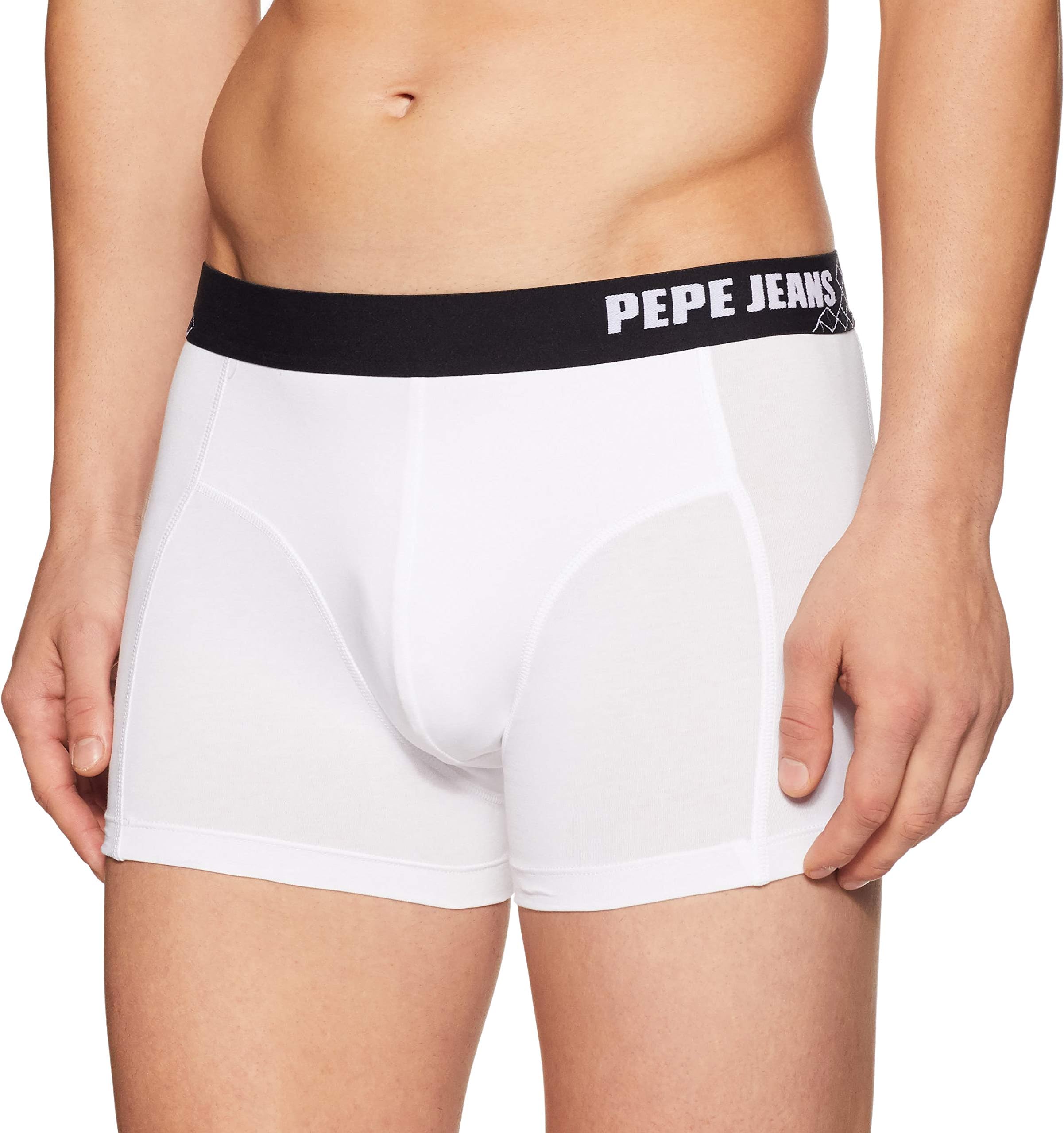 Pepe Jeans Innerwear Men's Cotton Classic Regular Solid Trunks