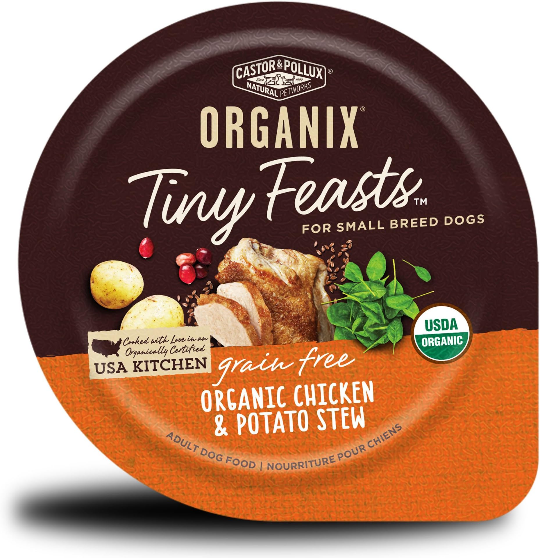 Castor & Pollux Organix Grain Free Organic Turkey & Vegetable Recipe