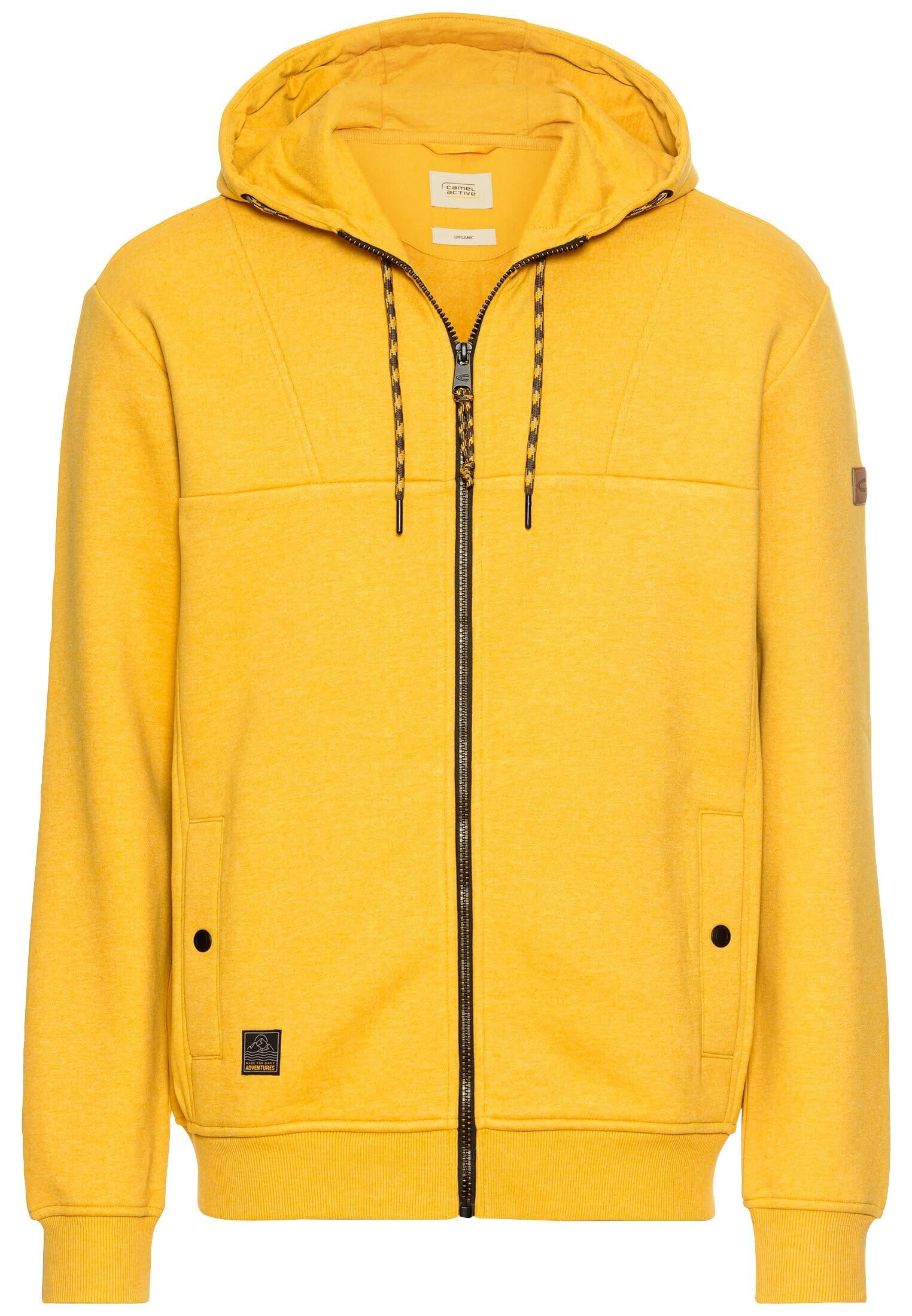 camel active Herren Sweatjacke aus einem Organic Cotton Mix