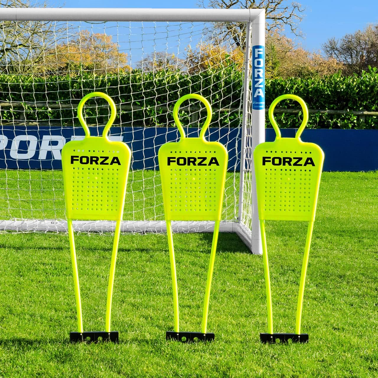 Net World Sports Forza 4ft Soccer Free-Kick ‘Mini-Mannequins’ | Kids Soccer Training Dummies : Sports & Outdoors