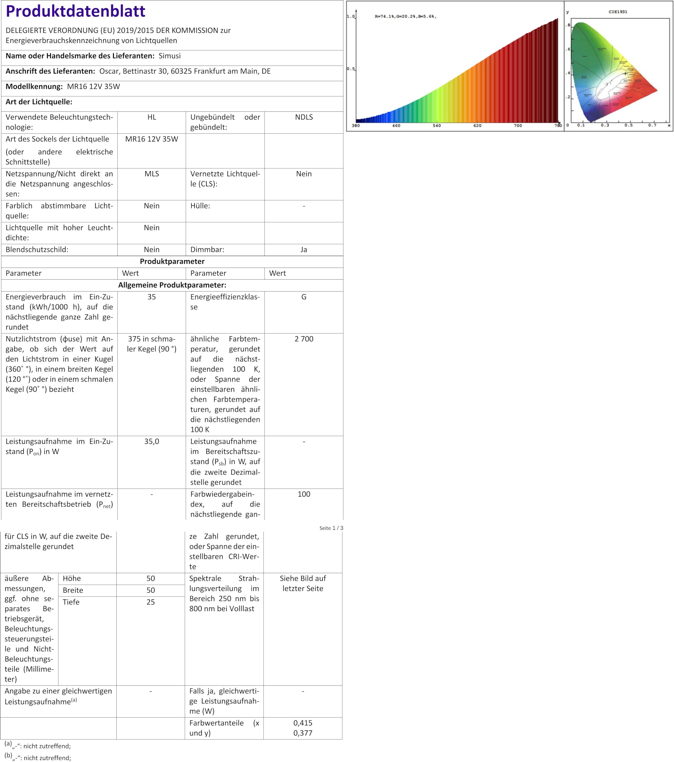 10 Stück GY6.35 Halogenbirnen 35W - 12V Dimmbar Warmweiß 2700K Für Schrankbeleuchtung & Mehr