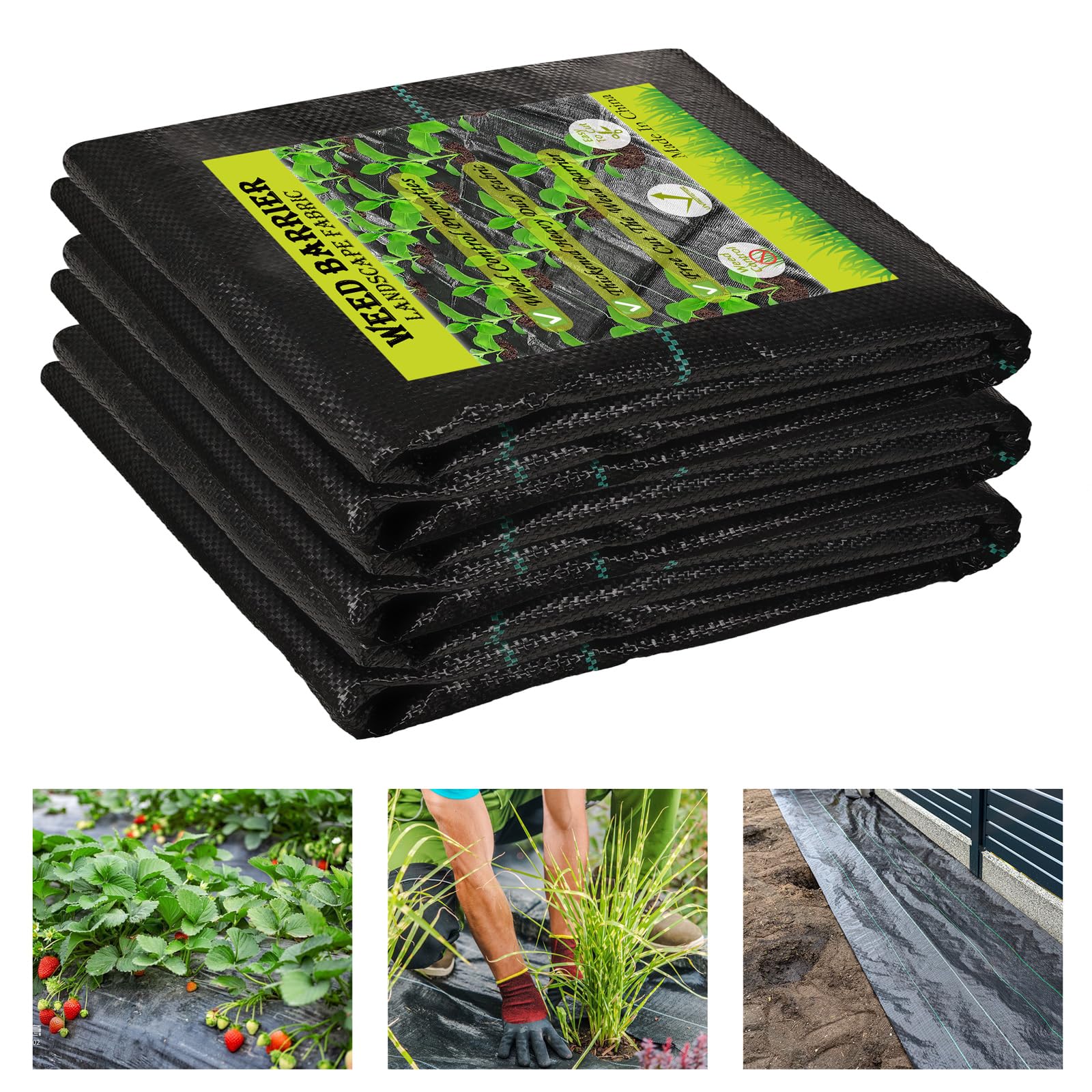 4ft X 50ft Weed Barrier Landscape Fabric Heavy Duty,Gardening