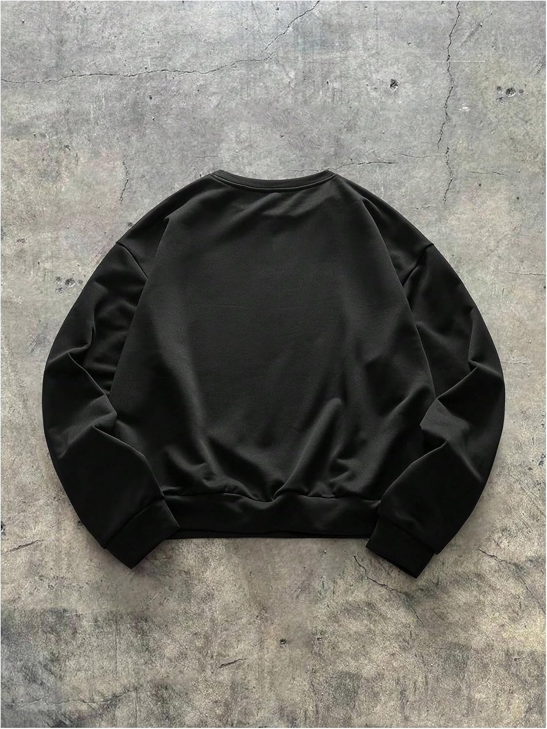 SHENHE Men's Color Block Crew Neck Sweatshirts Casual Long Sleeve Loose Pullover Tops - Image 2