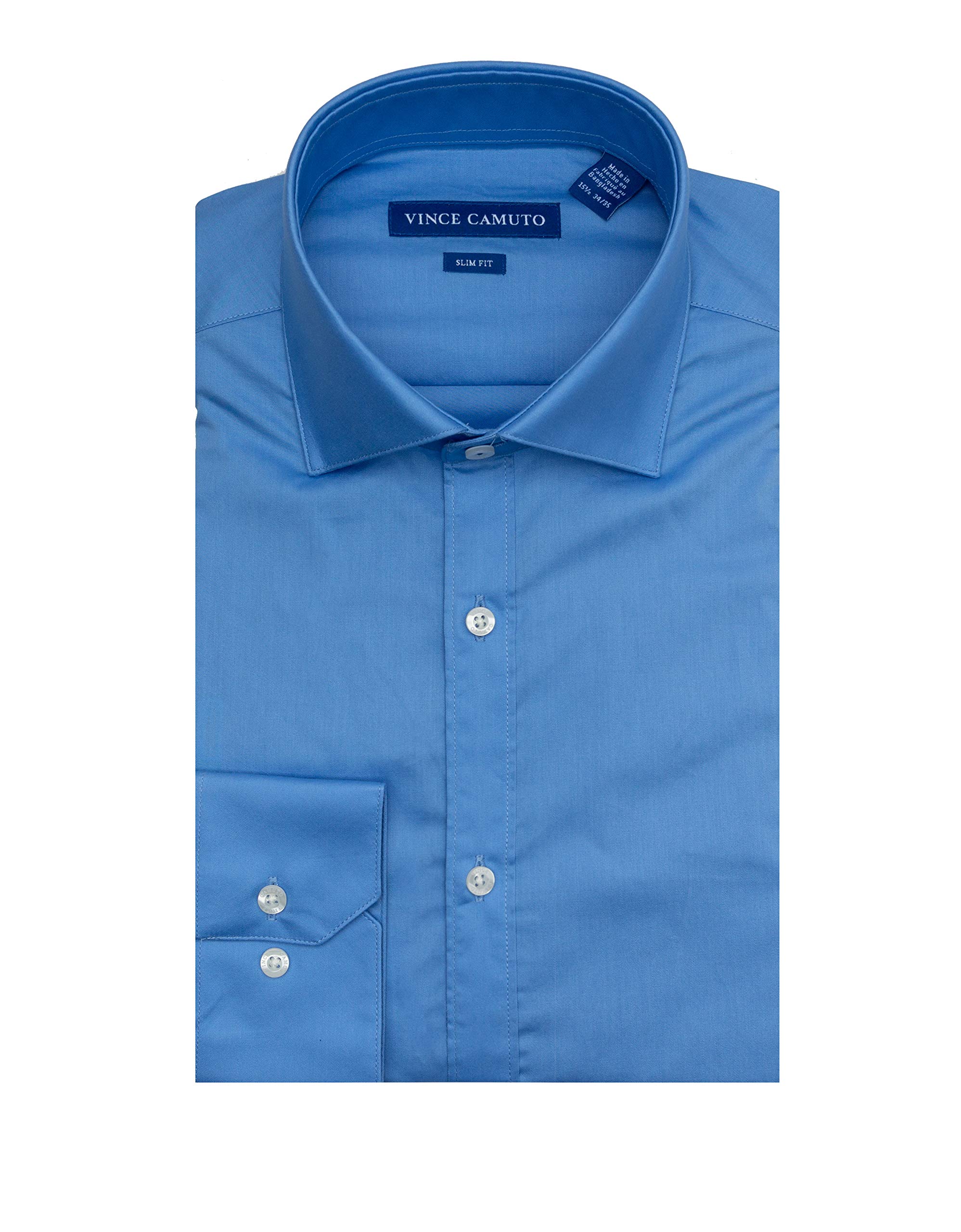 Vince Camuto Mens Slim Fit Spread Collar Solid Dress Shirt | Desertcart  Aruba