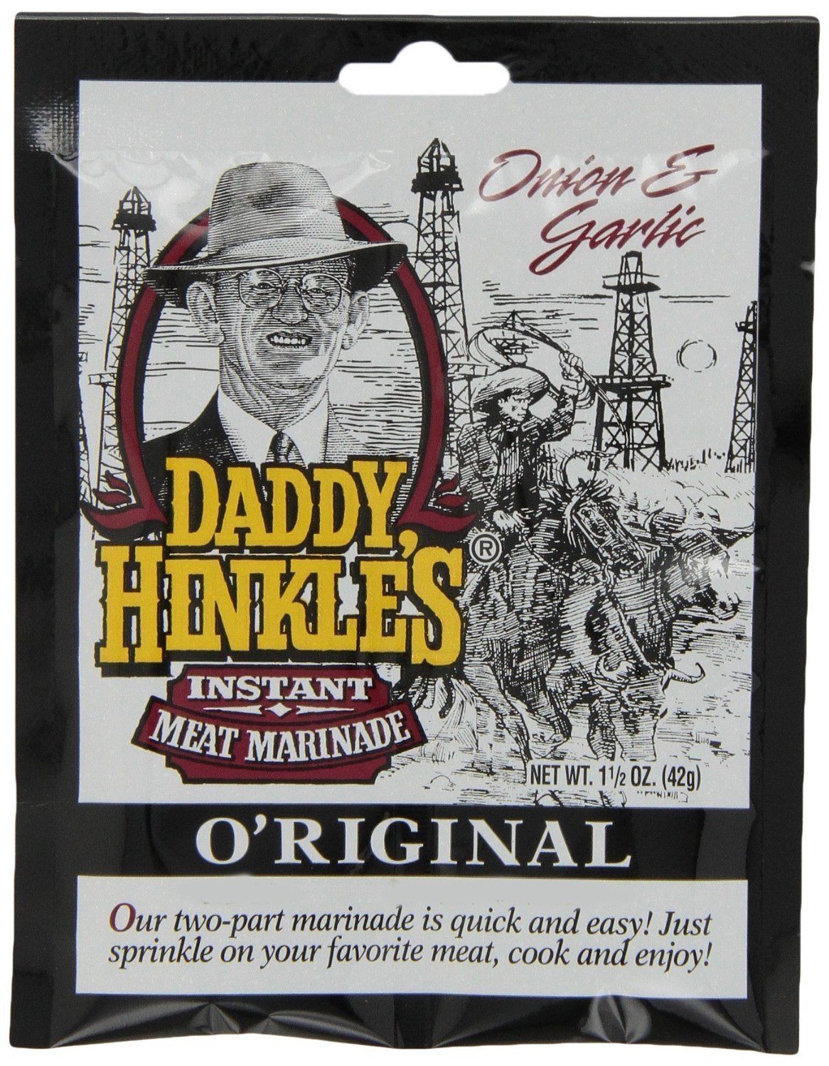 Daddy Hinkle's 1.5oz Onion & Garlic Meat Marinade (Pack of 8)