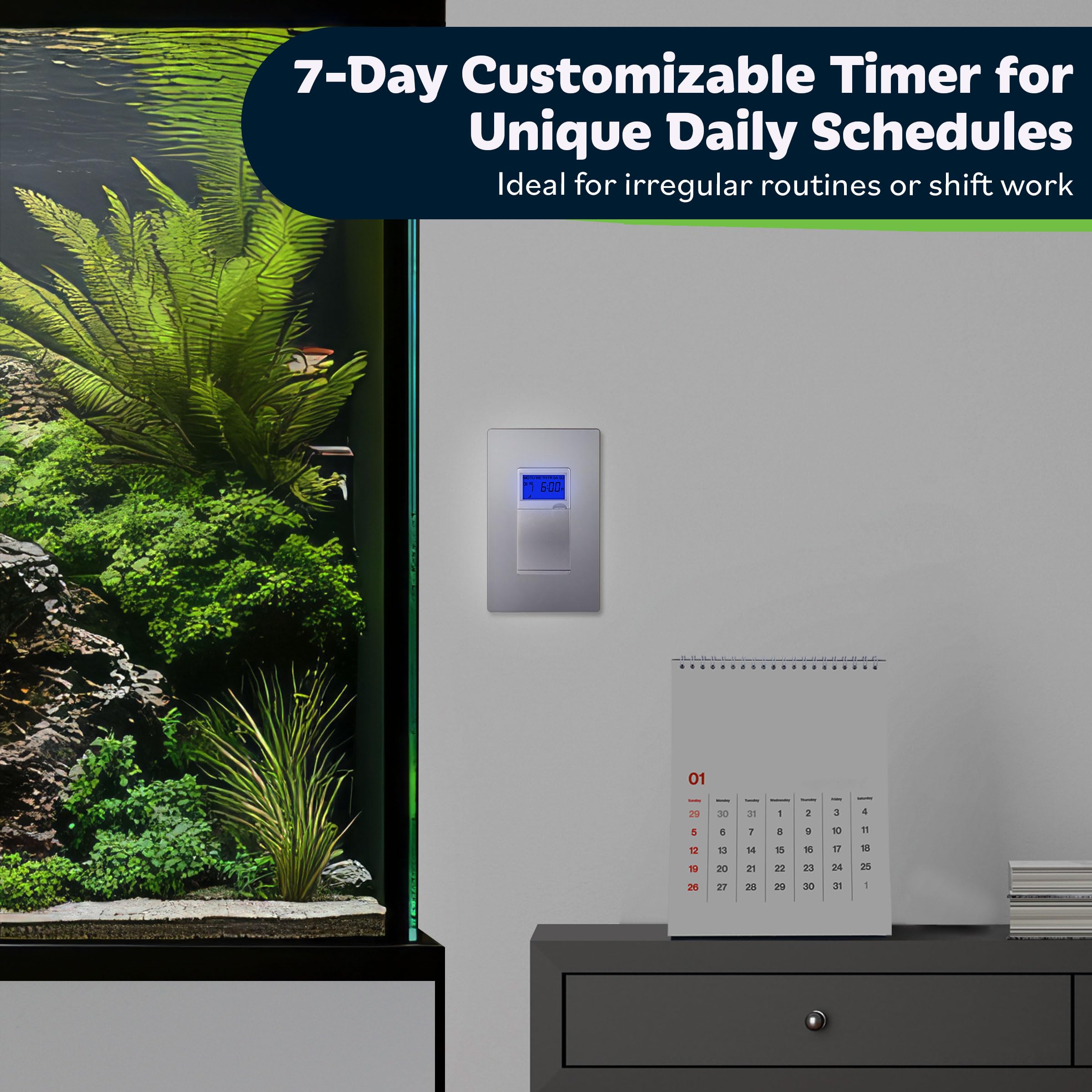 Snapklik.com : Digital Astronomic Timer Switch, 7-Day Programmable ...