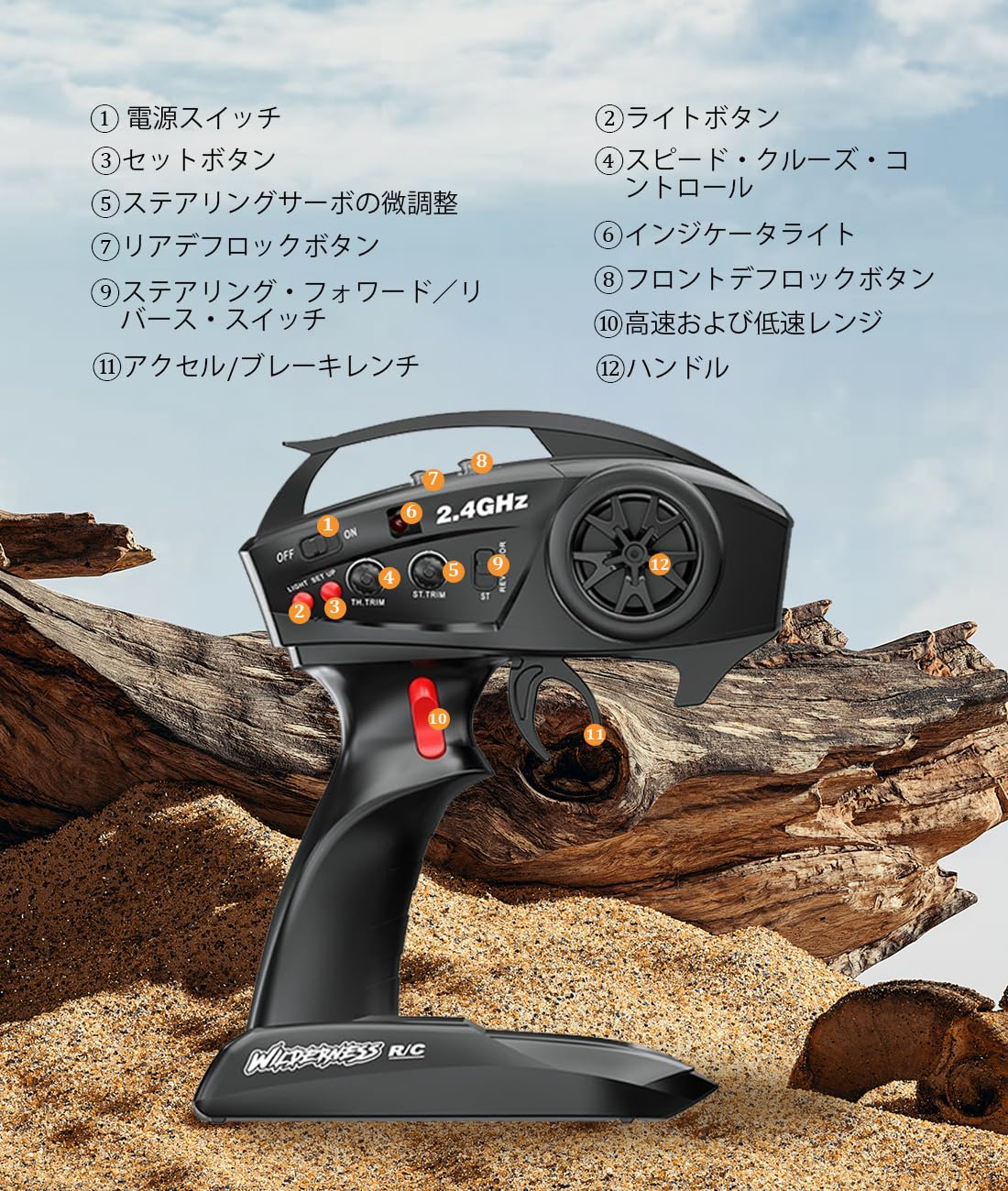 Amazon.co.jp: リモコンカー 電動おもちゃ 人気 1:10 スケール 大型