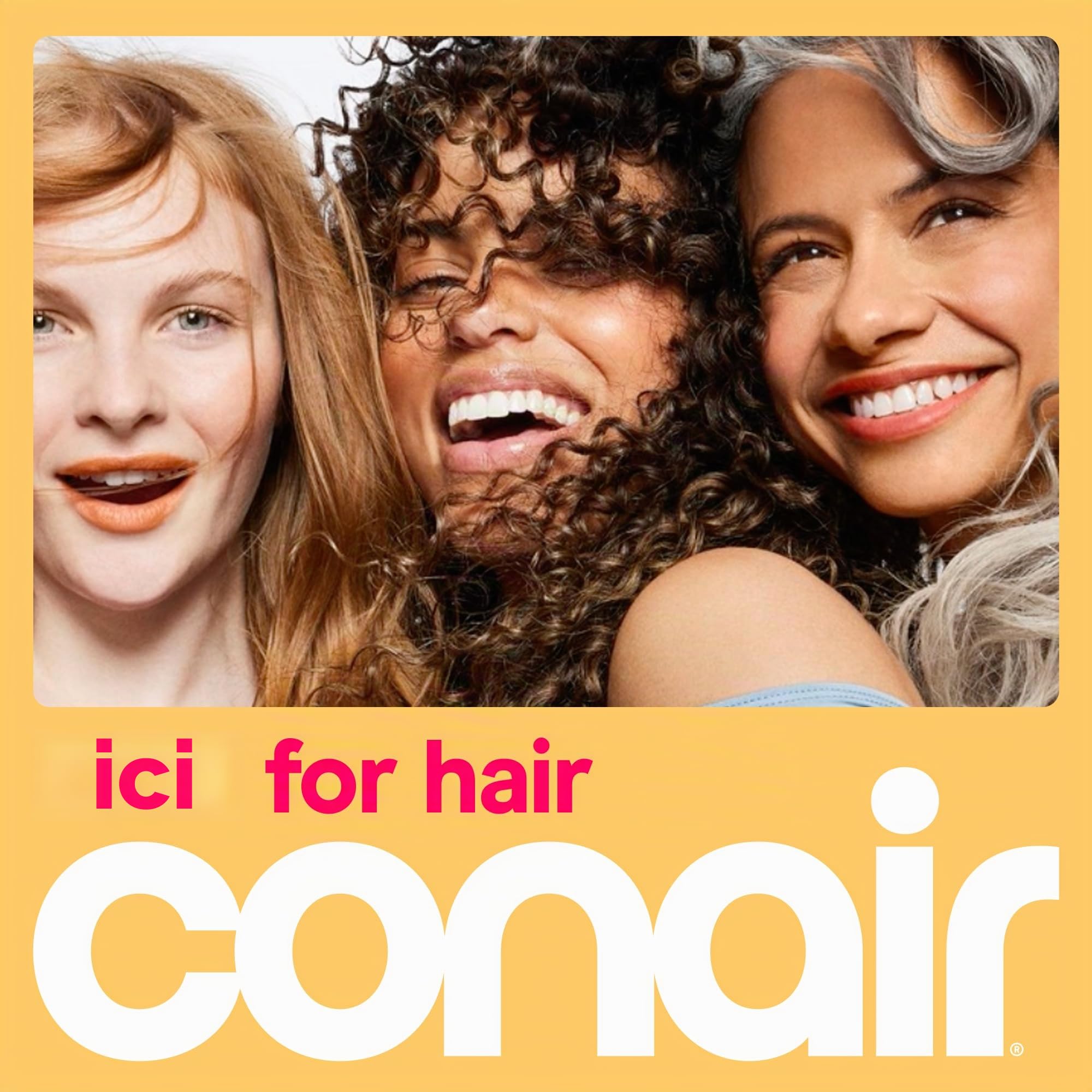 Conair Double Ceramic Curling Iron; 1 1/2-inch Curling Iron; White/Rose Gold