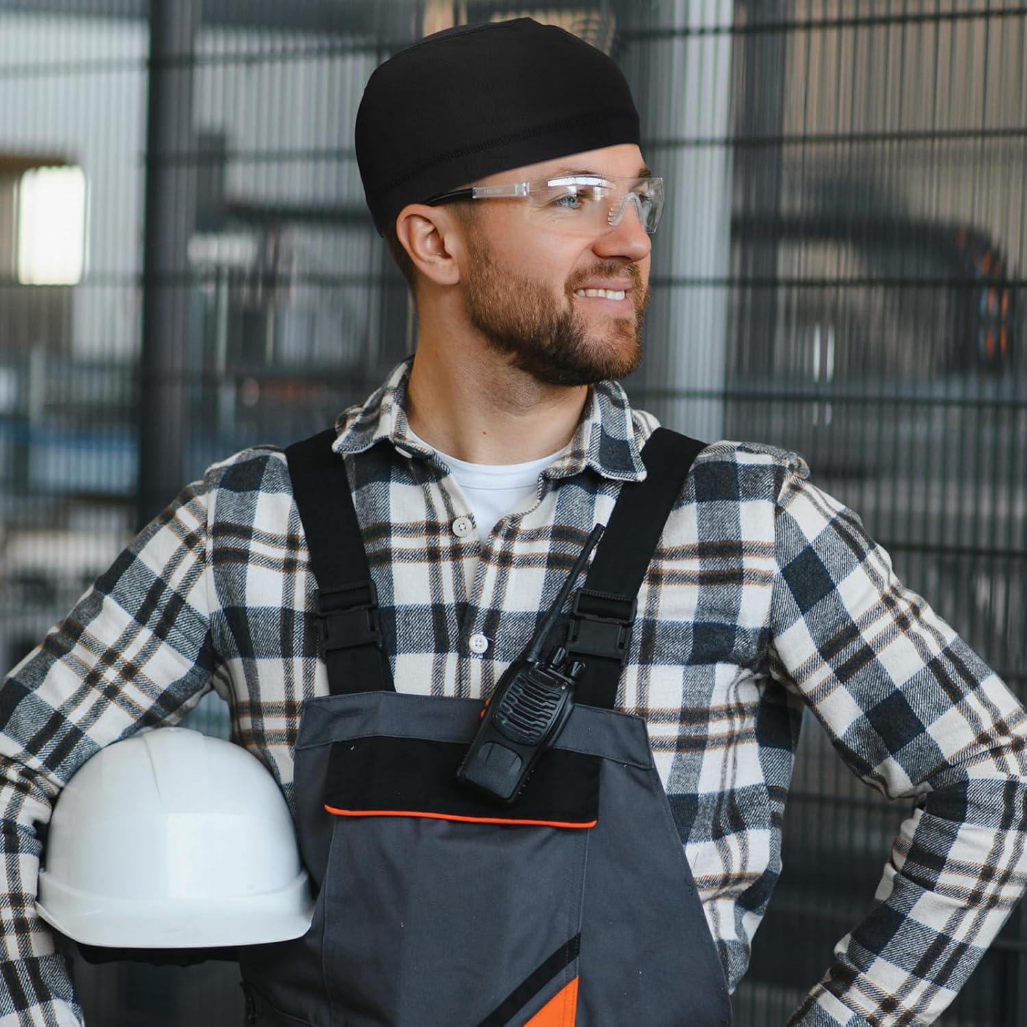 Geyoga 8 Pcs Hard Hat Welding Cap Liner Cooling Helmet Liner Skull Cap Hard Hat Accessories for Men Welder Sweat Wicking