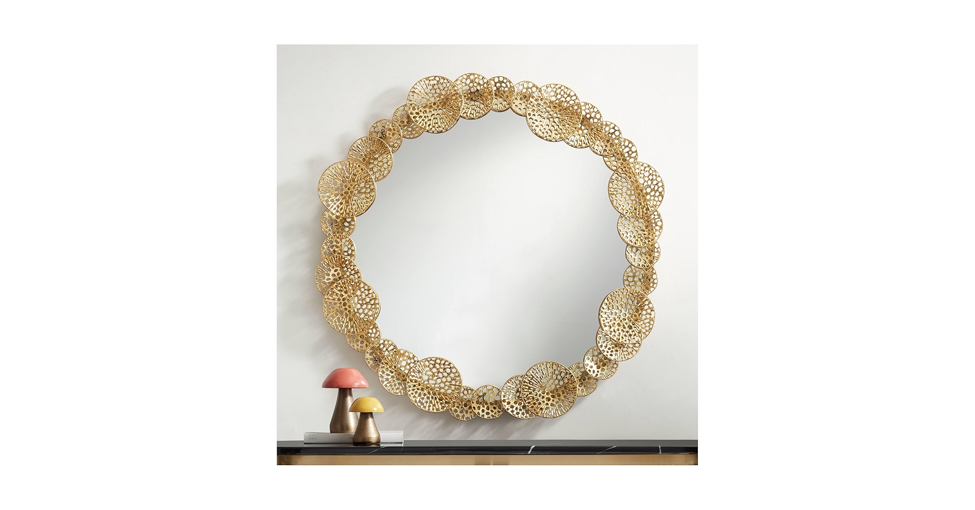 UTTERMOST社　Lourosa Gold Mirror大型鏡　ヴィンテージ UTTERMOST社製 Lourosa Gold Mirror大型鏡 Amazon.com