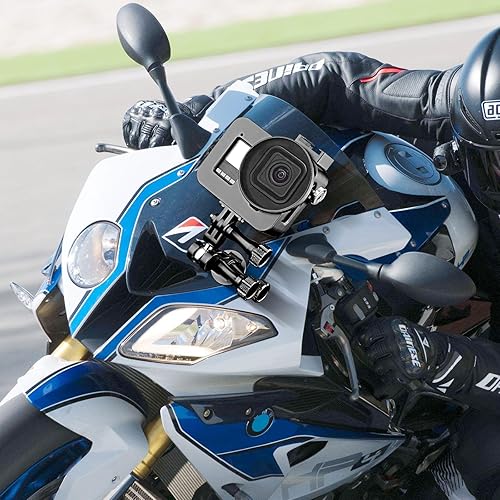 Miniatura 7 de Aluminum Ball gopro Handlebar Mount, 360 Rotation and Lock Any Direction, Shock-Resistant, Compatible with Gopro Hero 13 12 11 10 9 8 DJI Osmo