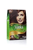 Vista 11 de Tinturas para cabello Vatika Henna, a base de henna, 2.1 oz, Burgundy
