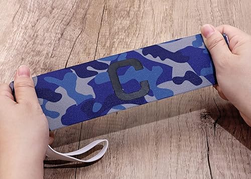 Miniatura 10 de ONLYKXY Captain Armbands 6x37CM2.36x14.56 pulgadas Ajustable Líder Brazalete para Fútbol Baloncesto Voleibol Escuela Equipo Competición Entrenador