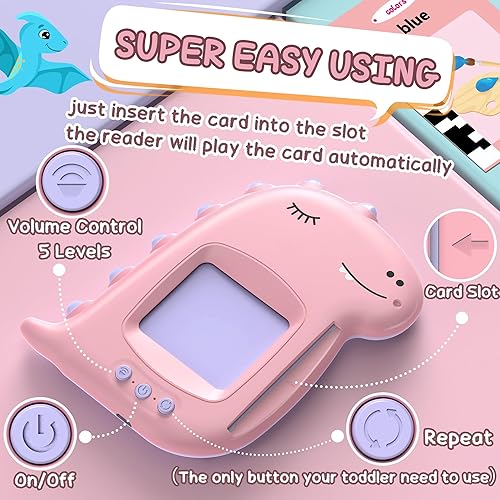 Miniatura 3 de FLUESTON Juguetes de aprendizaje para niños y niñas de 2, 3, 4, 5, 6, 7, 8 años, juguetes de terapia del habla para niños autistas, juguetes