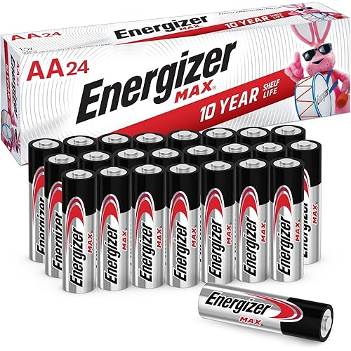 Energizer AA Batteries Double A Max Alkaline Battery, 24 Count