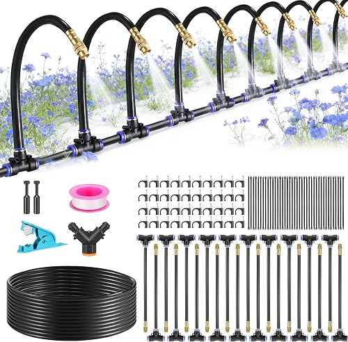 Garden Système d'irrigation 20 m avec brumisateur GoldOars