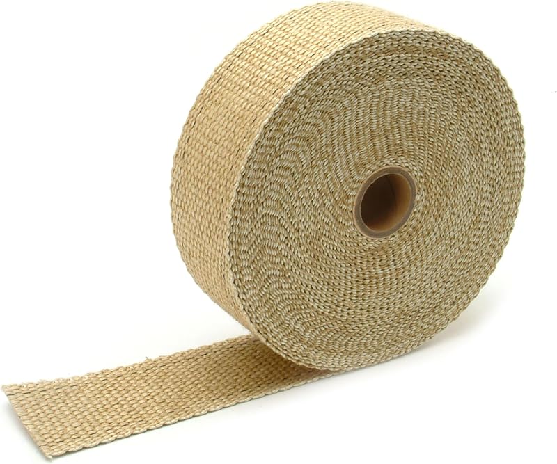 Manta térmica para escapamento Design Engineering de fibra de vidro – 5,08 cm x 15,24 m, Tan