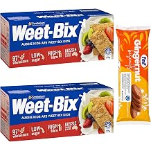 97% Whole GRAIN Weet-Bix 2x 375g Box & Gingernuts Biscuits 250g COMBO PACK