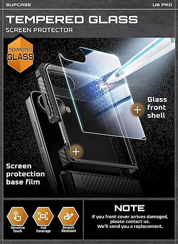 Miniatura 8 de SUPCASE Funda para Samsung Galaxy Z Flip 7 con soporte integrado y clip para cinturón (Unicorn Beetle Pro), protección de bisagra protector de