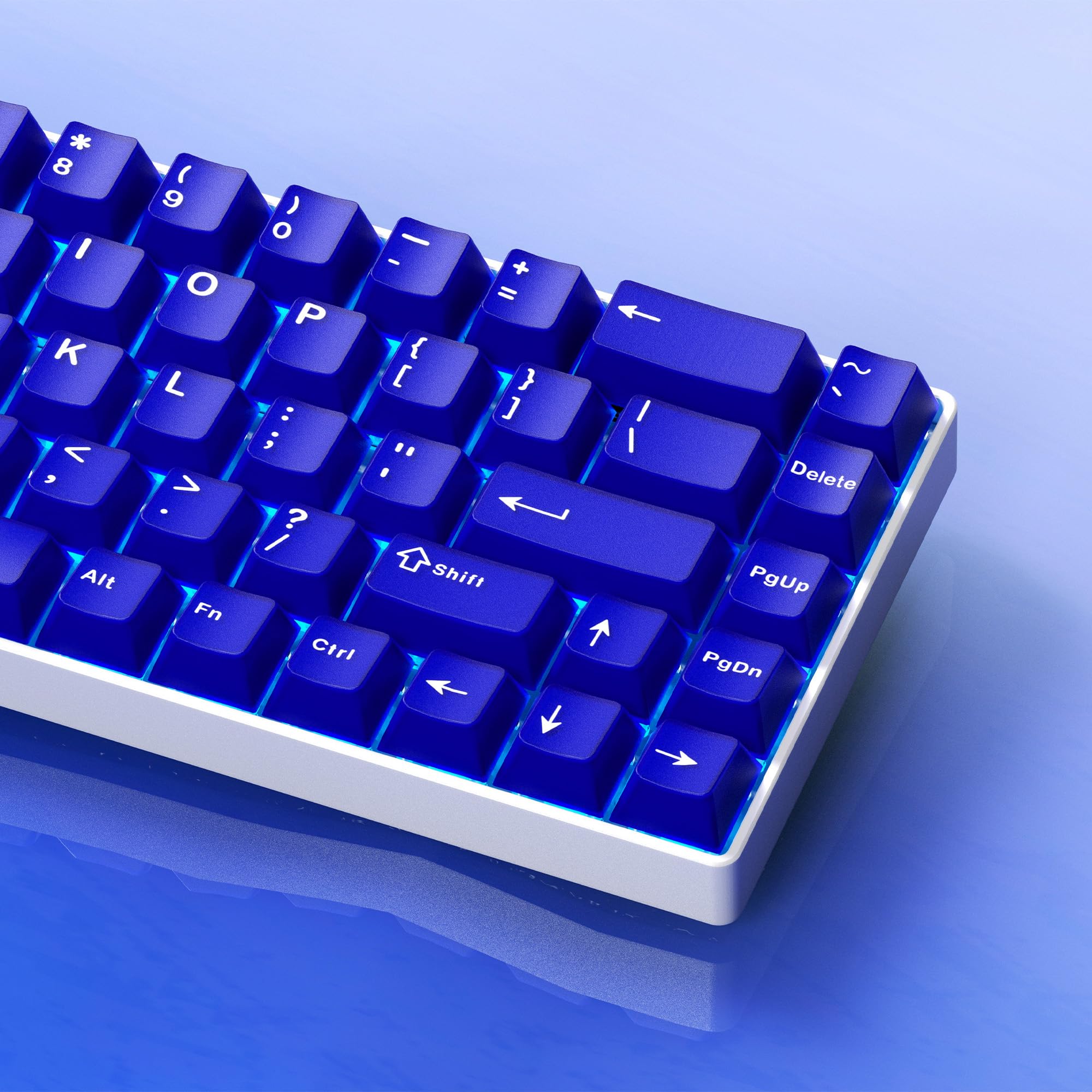 Amazon.com: GMKWTL XVX Blue Keycaps, Double Shot PBT Keycap Set