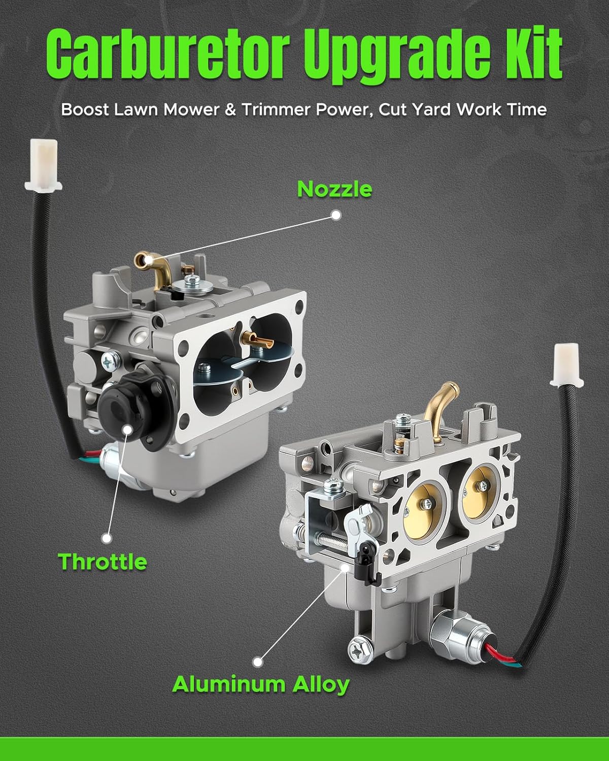 Carburetor Compatible with Toro TimeCutter & Titan, Exmark Quest & Radius Riding Mowers Replace Part# 136-7842 127-9289 136-7840（Automatic Version)