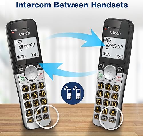 Miniatura 14 de VTech VG232 Teléfono inalámbrico con contestador automático - con pantalla grande Altavoz dúplex completo Identificador de llamadasllamada en espera