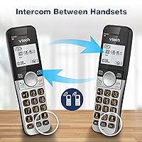 Vista 14 de VTech VG232 Teléfono inalámbrico con contestador automático - con pantalla grande, altavoz full-duplex, identificador de llamadas/llamada en espera