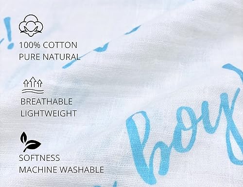 Miniatura 2 de Mantas de muselina de algodón prémium para niños recién nacidos (camello)