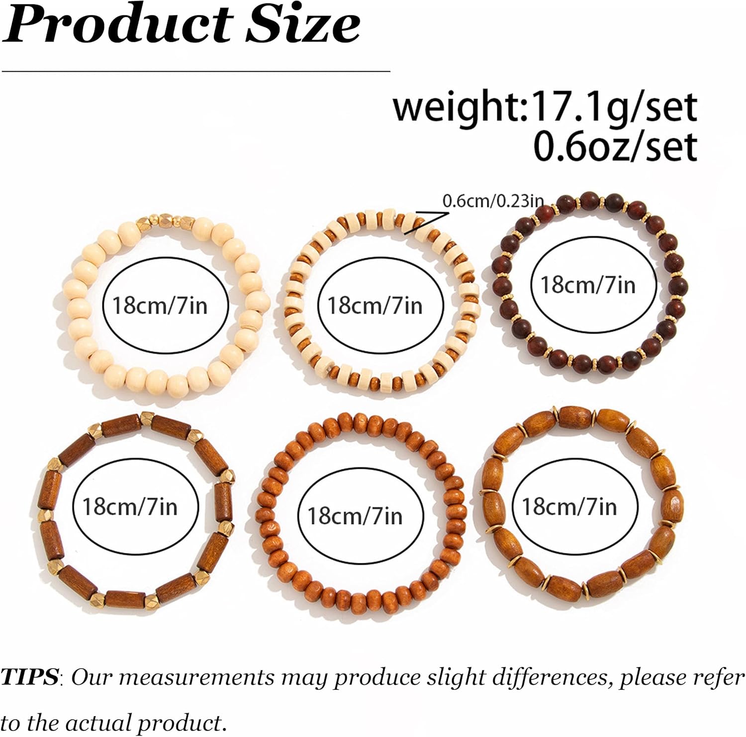 Long tiantian Boho Bracelets for Women Stackable Wooden Bracelet Western Beaded Bracelet Stack Boho Fashion Trendy Jewelry Gifts - Image 6