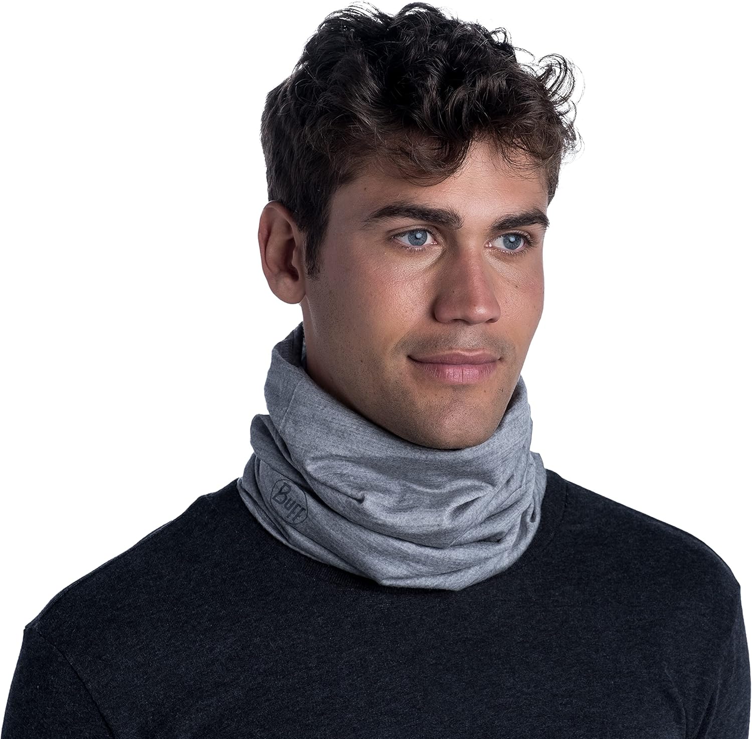 Buff Lightweight Merino Wool Neck Gaiter, 100% Ethically Sourced Wool,Versatile, Temperature Regulating Face Mask, Adult Size